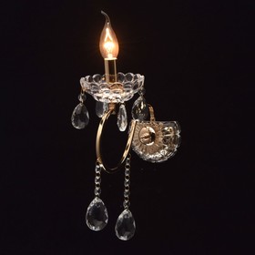 

Бра "Адель" 1x40W E14 золото 35x12x26см