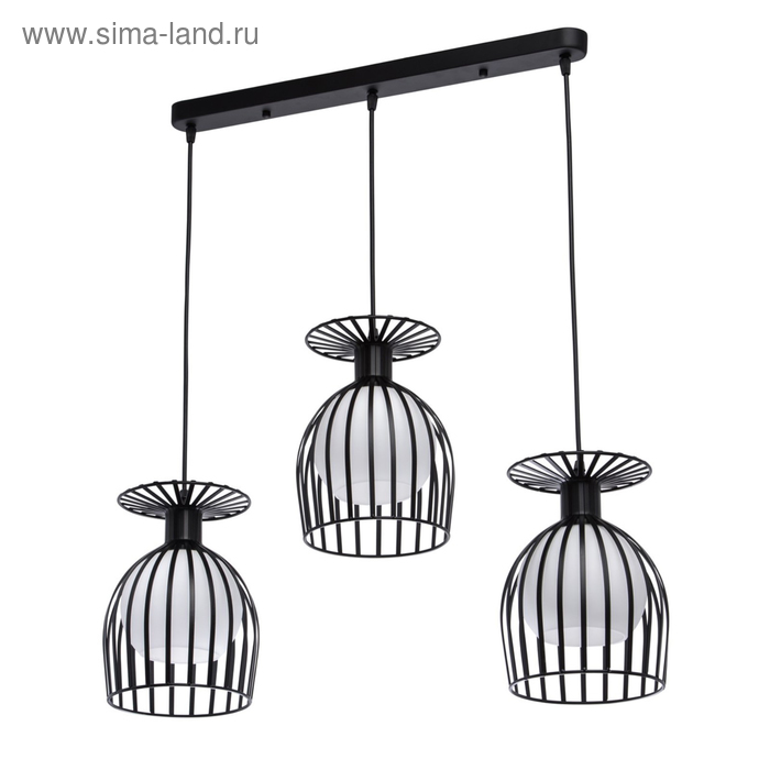 

Люстра подвес "Лоск" 3x40W E27 чёрный 70x18x150см