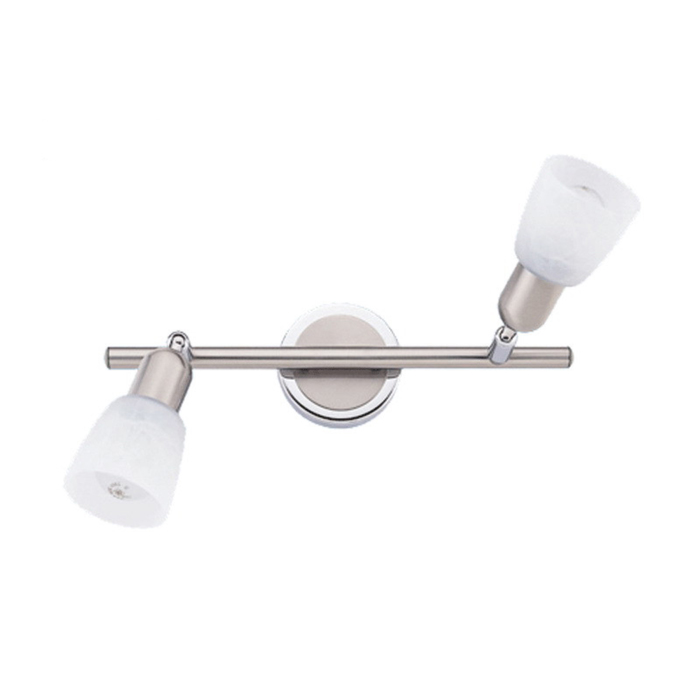 Люстра спот "Мона" 2x40W Е14 хром 33x12x15см