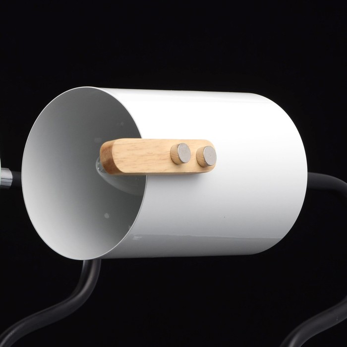 Настольная лампа "Акцент" 1x40W E14 хром 15x15x50см