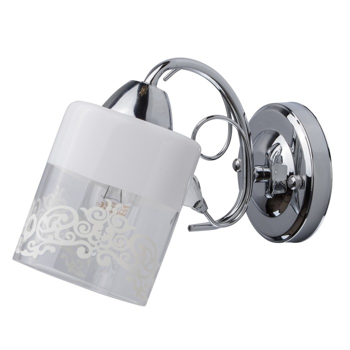 Бра "Нежность" 1x60W E14 хром 18x11x23см