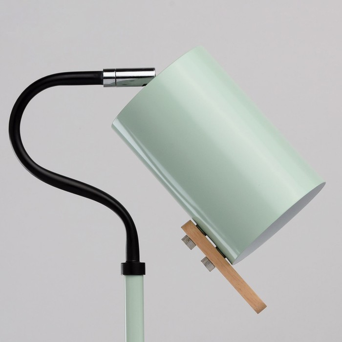 Настольная лампа "Акцент" 1x40W E14 мятный 15x15x50см