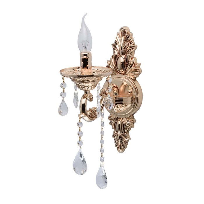 Бра "Селена" 1x40W E14 золото 41x11,5x25,5см