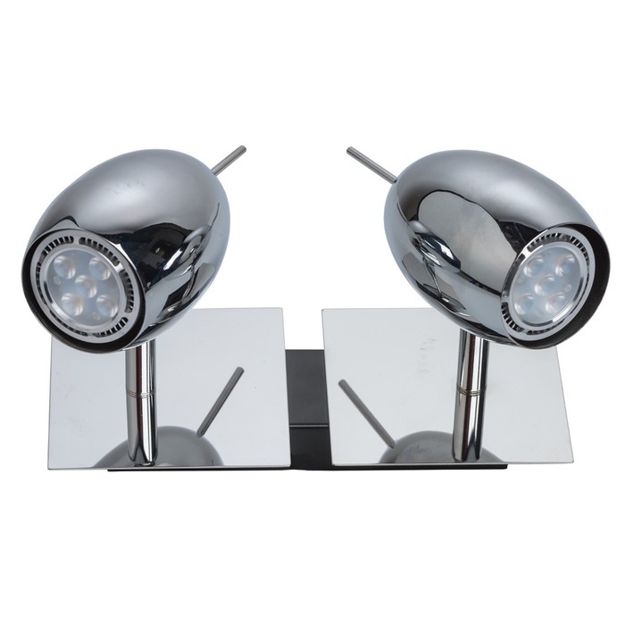 Люстра спот "Алгол" 2x5W GU10 хром 15x22x17см
