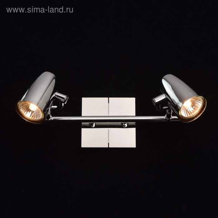 

Люстра спот "Алгол" 2x50W GU10 хром 10x32x21см