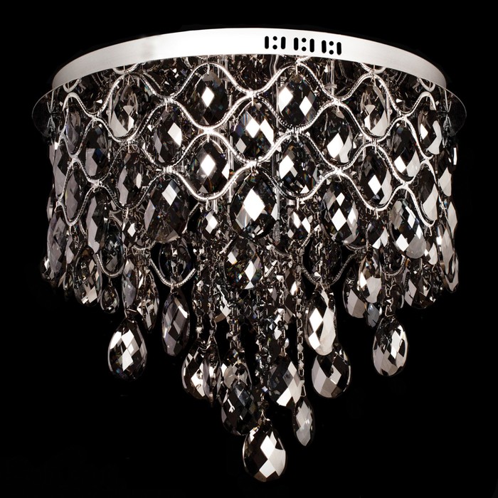 Люстра потолочная "Кларис" 12x20W G4 никель 50x50x45см