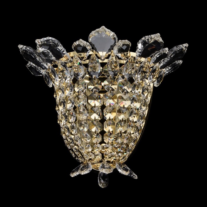 Бра "Патриция" 2x40W E14 золото 25x30x20см