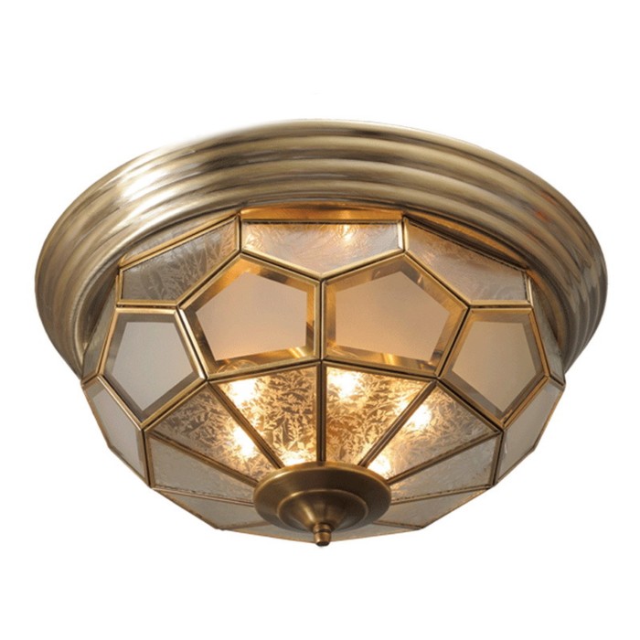 Люстра "Маркиз" 3x40W E14 латунь 38x38x20см