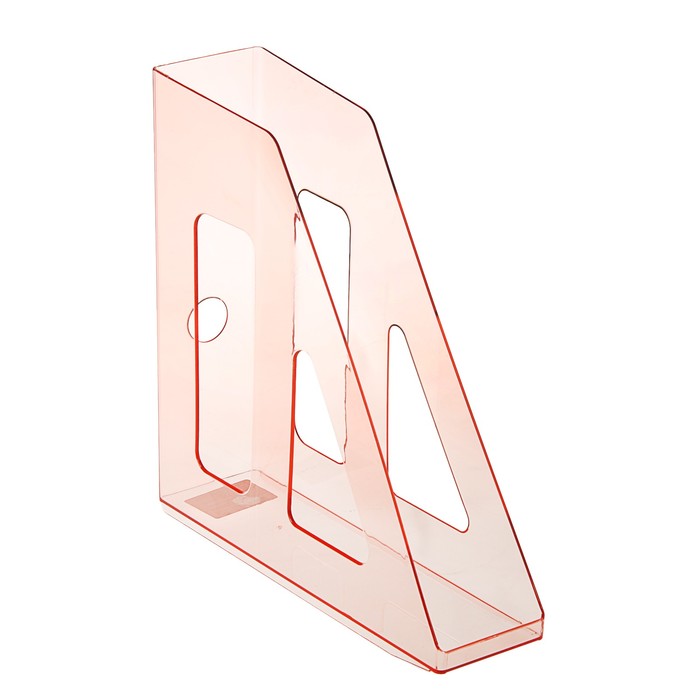 Лоток для бумаг вертикальный "Актив", розовый CARAMEL