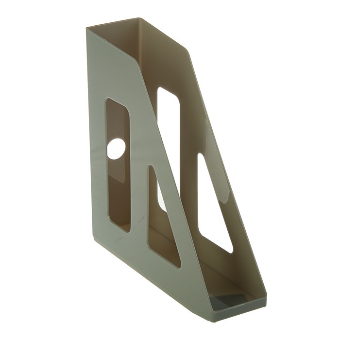 Лоток для бумаг вертикальный "Актив", серый