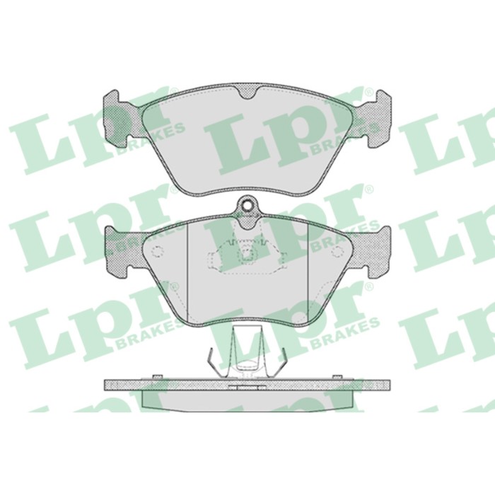 Колодки тормозные дисковые LPR 05P465
