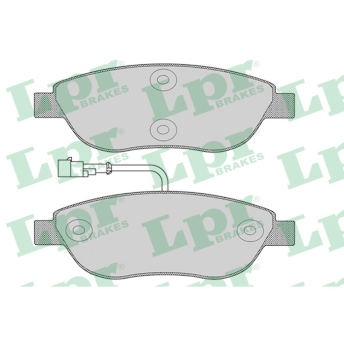 Колодки тормозные дисковые LPR 05P1268