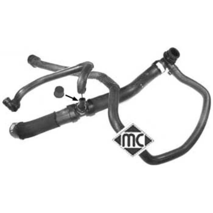 Патрубок METALCAUCHO 09224