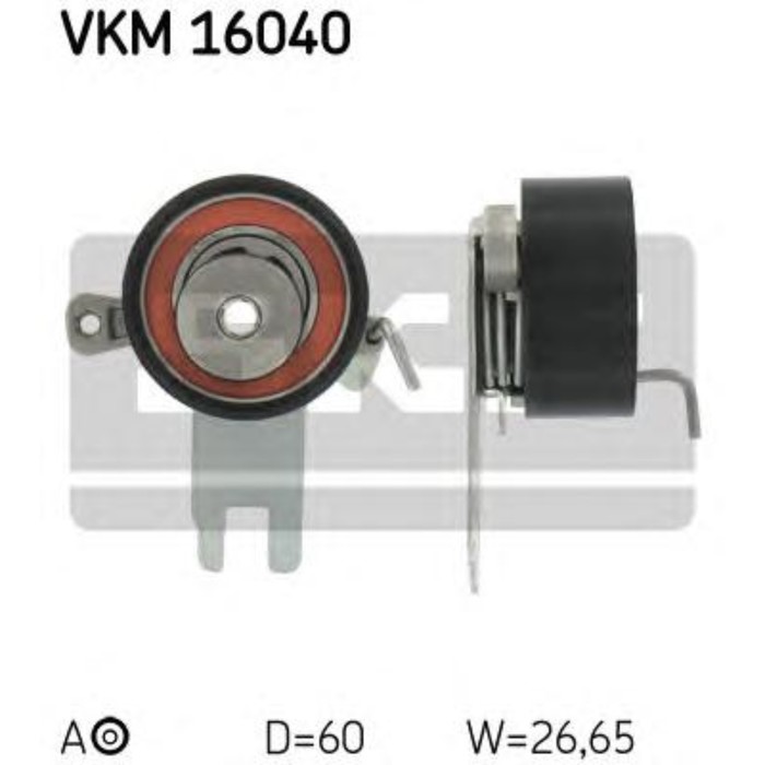 Ролик натяжной ремня ГРМ SKF VKM16040