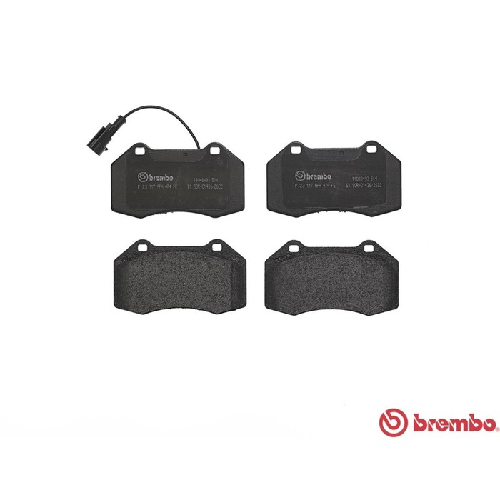 Колодки тормозные BREMBO P23117