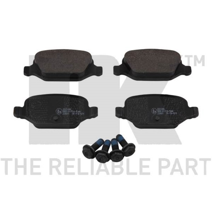 Колодки тормозные дисковые NK 222386