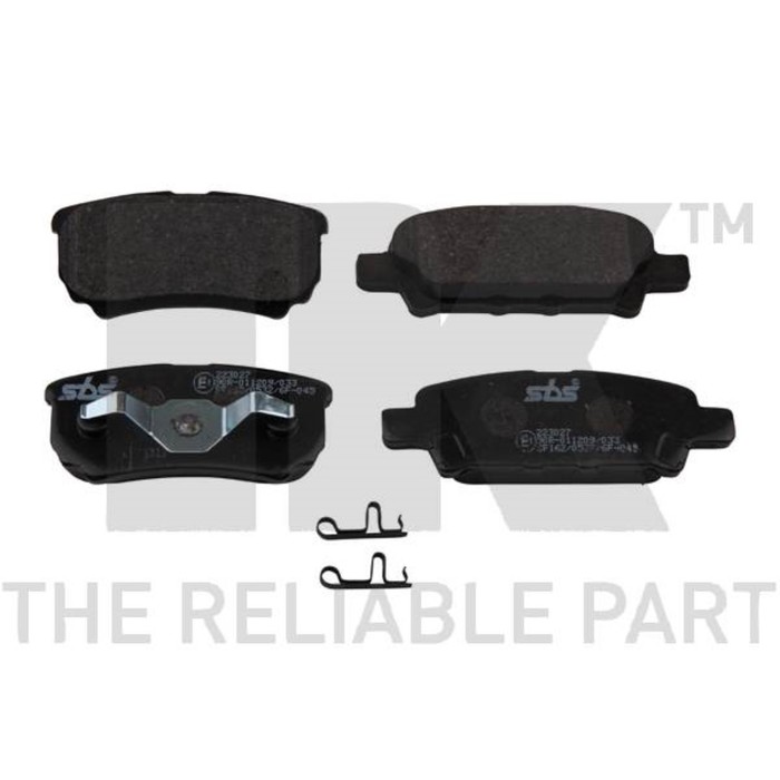Колодки тормозные дисковые NK 223027