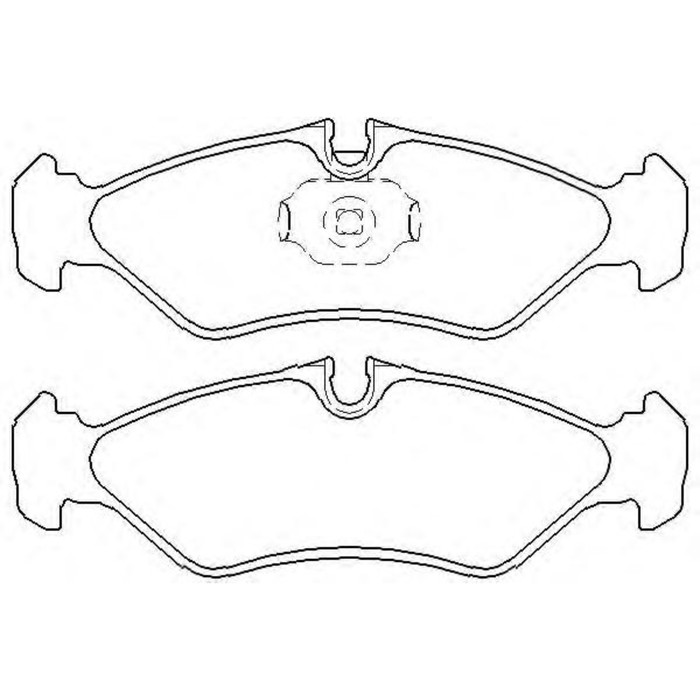 Колодки тормозные дисковые, комплект BREMBO P50081