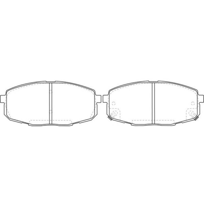 Колодки тормозные FIT FP0001
