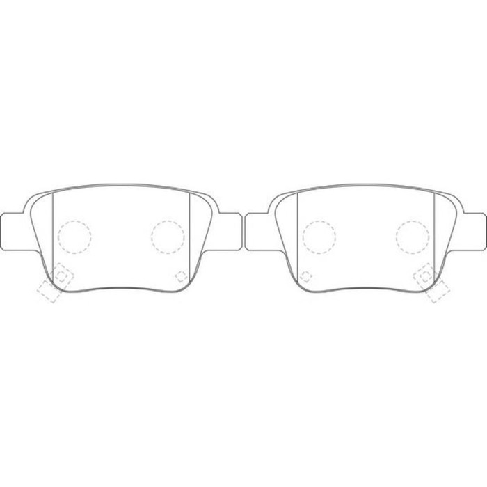 Колодки тормозные FIT FP0239