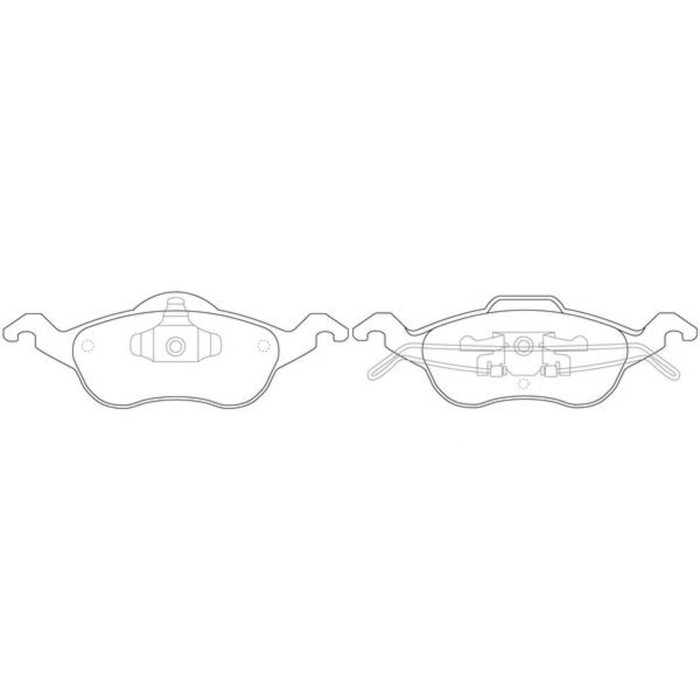 Колодки тормозные FIT FP0816