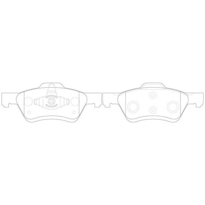 Колодки тормозные FIT FP1047