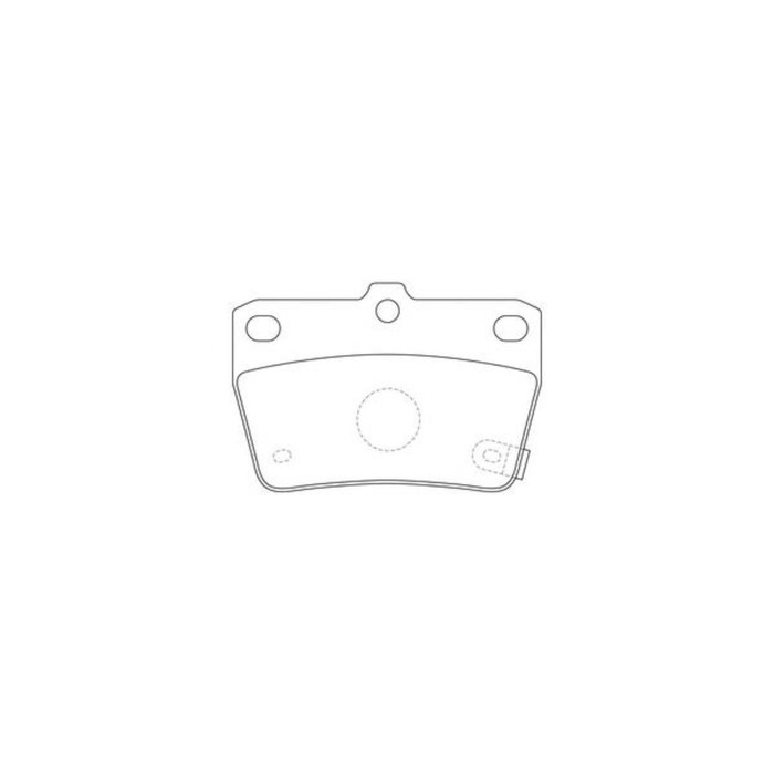 Колодки тормозные FIT FP1051