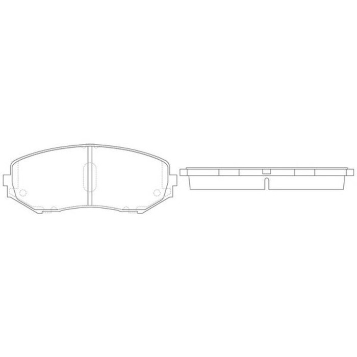 Колодки тормозные FIT FP1188