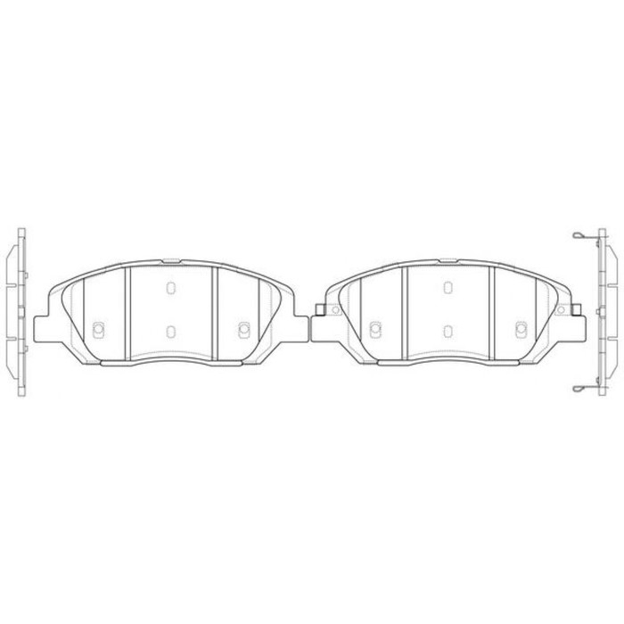 Колодки тормозные FIT FP1202