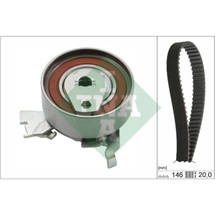 Ремень ГРМ, комплект INA 530014710