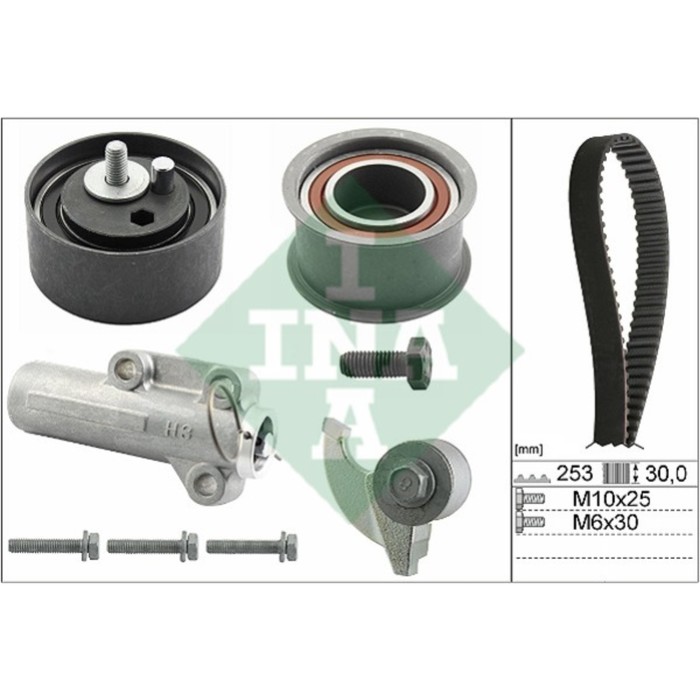 Ремень ГРМ, комплект INA 530017910