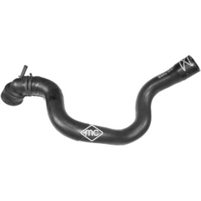 Патрубок радиатора METALCAUCHO 09526