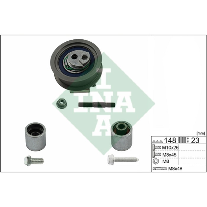 Ролики ГРМ, комплект INA 530044509