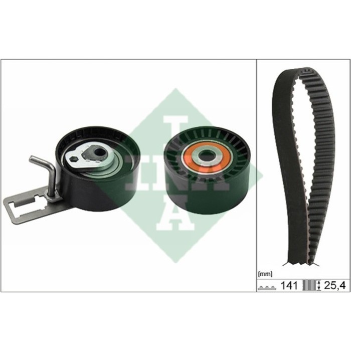 Ремень ГРМ, комплект INA 530057810