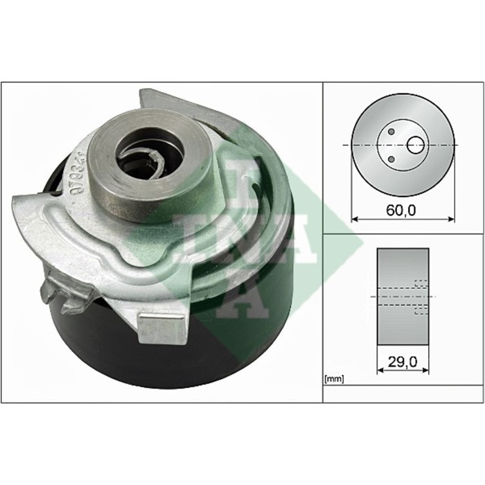 Ролик натяжной ремня ГРМ INA 531062730