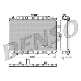 

Радиатор охлаждения двигателя Denso DRM46006