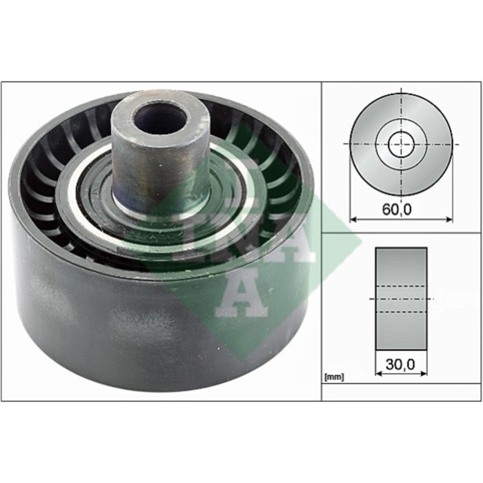Ролик промежуточный поликлинового ремня INA 532053810