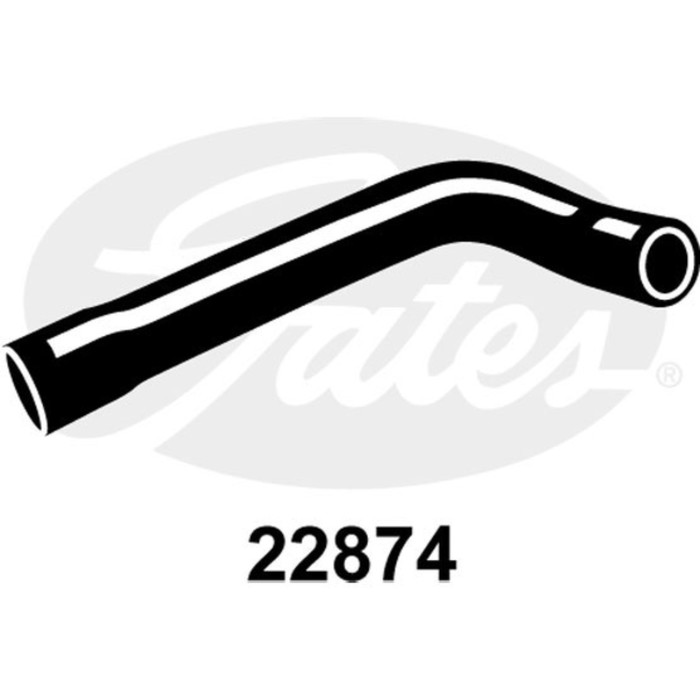 Патрубок системы охлаждения  Gates 22874