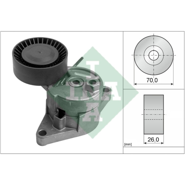 Натяжитель поликлинового ремня INA 534010410