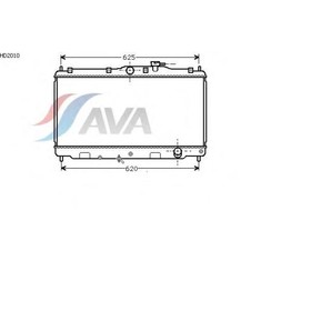 

Радиатор системы охлаждения AVA QUALITY COOLING HD2010