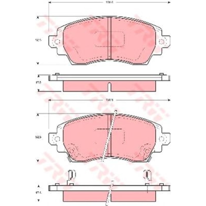 Колодки тормозные TRW GDB3333