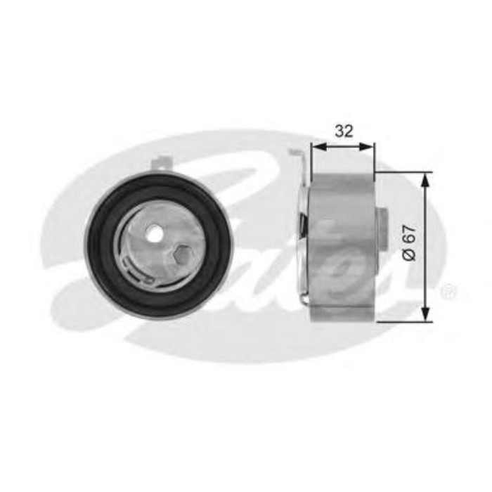 Ролик натяжной ремня ГРМ GATES T43152