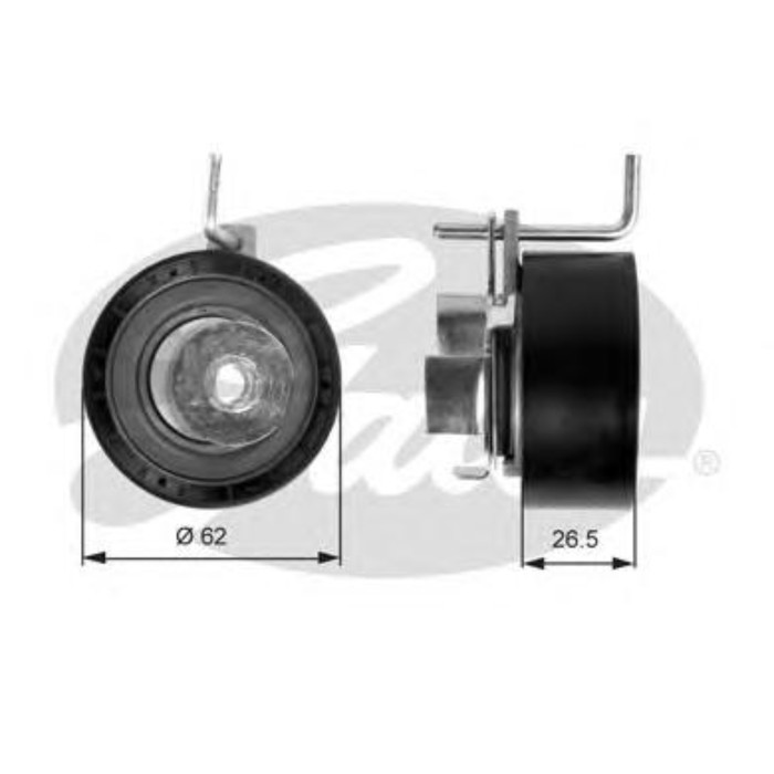 Ролик натяжной ремня ГРМ GATES T43171