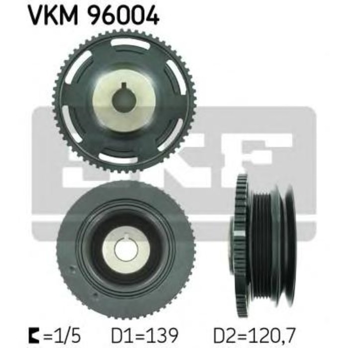Шкив коленвала SKF VKM96004