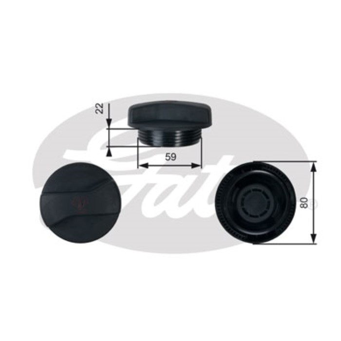 Крышка радиатора Gates RC245