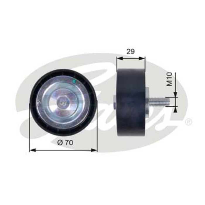 Ролик приводного ремня Gates T36396