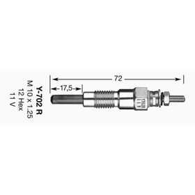 

Свеча накаливания NGK 1065
