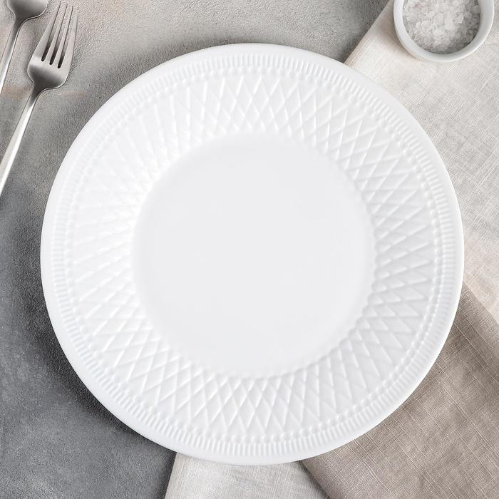 Тарелка обеденная (подставная) 28 см Alizee