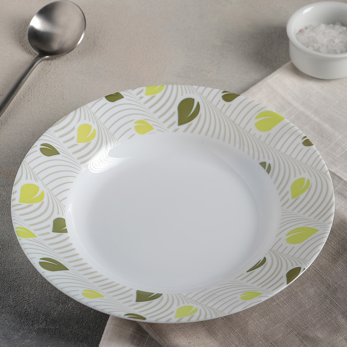 Тарелка суповая 22 см Amely, 650 мл