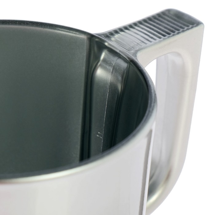 Кружка 250 мл Flashy Breakfast, цвет серебристый